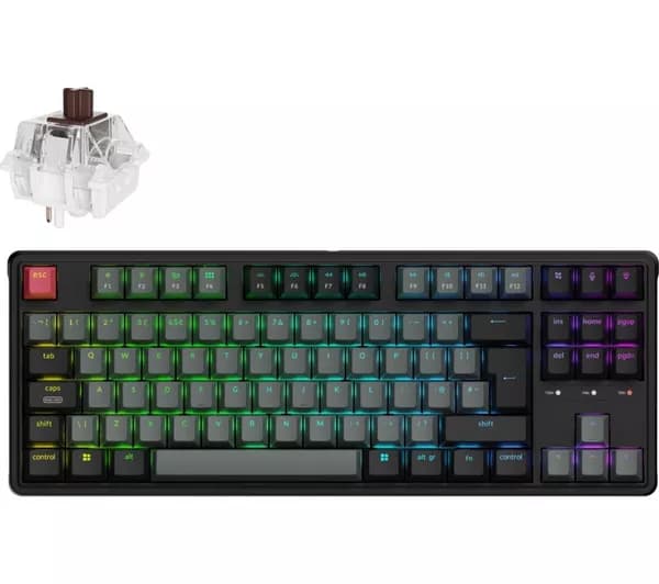 KEYCHRON C3 Pro 8K Mechanical Gaming Keyboard - Carbon Black