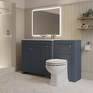 Baxenden 1400mm Toilet and Sink Unit