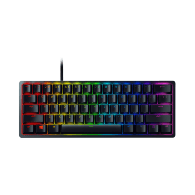 Box Opened Razer Huntsman Mini Switch RGB Wired Gaming Keyboard Black