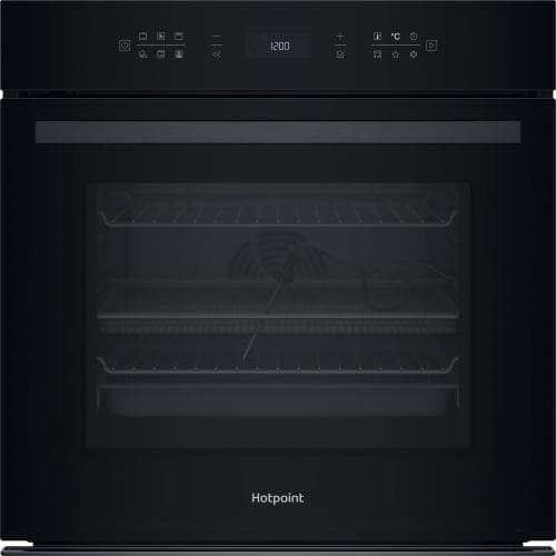 HOTPOINT            73LITRE BUILT IN SINGLE OVEN - PYRO CLEAN - BLACK
