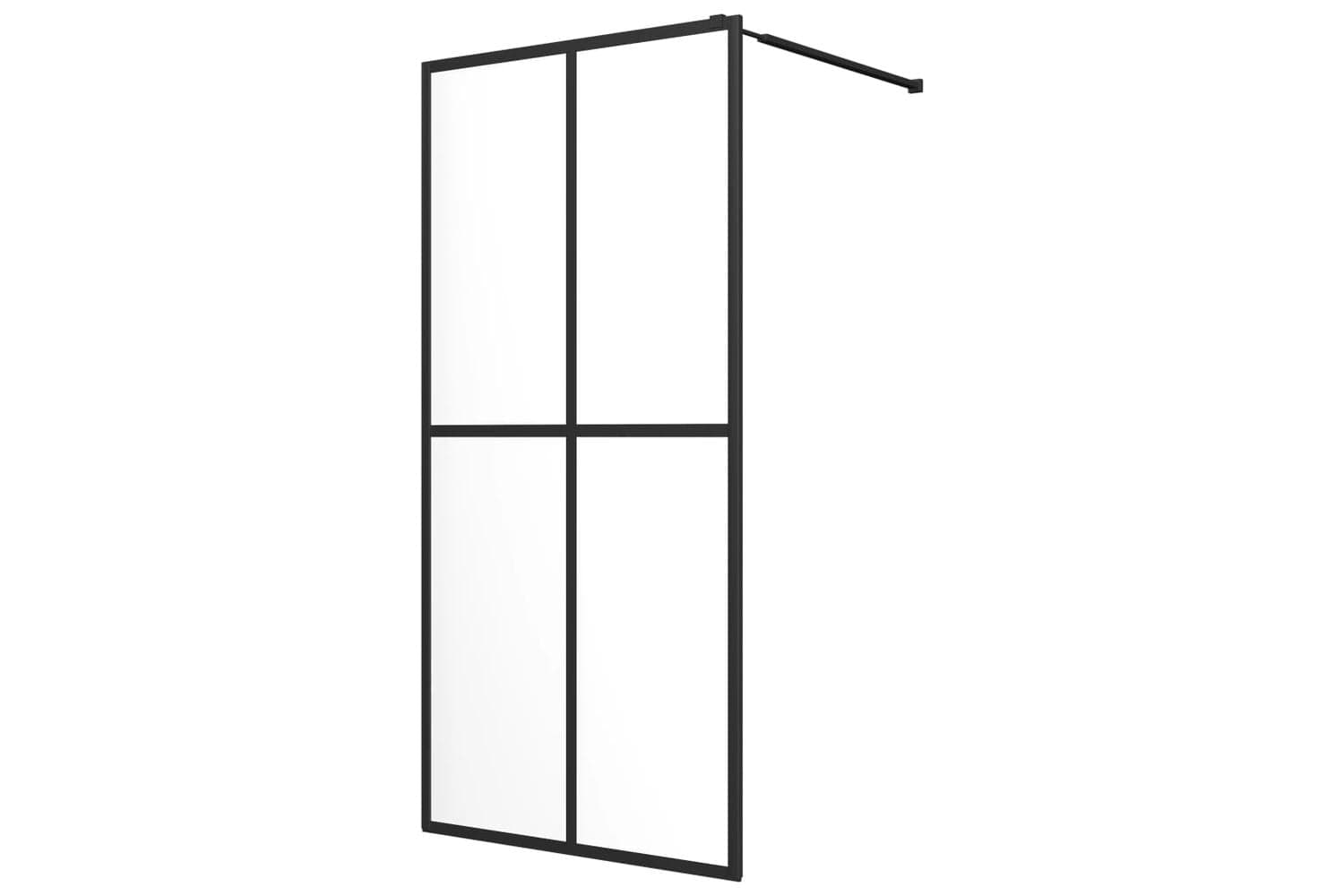 vidaXL 145681 Walk-in Shower Screen Clear Tempered Glass 100x195cm
