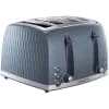 Russell Hobbs Honeycomb 1500W 4 Slice Toaster | Grey