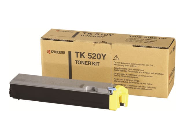 KYOCERA - TK 520Y - yellow - original - toner cartridge