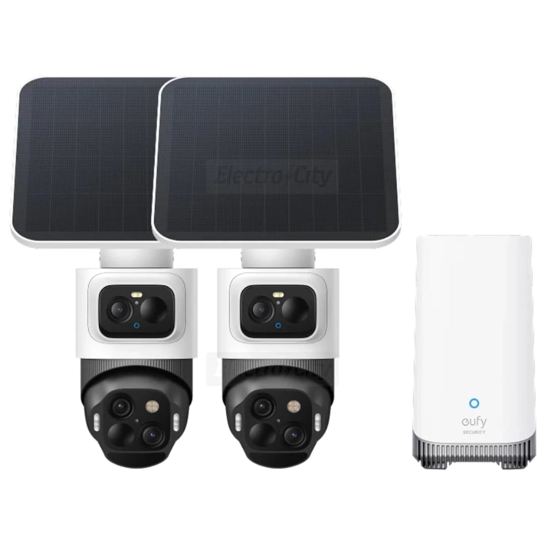 Eufy Security eufyCam S4 4K Solar Security Camera with HomeBase 3 | 2 Camera Kit