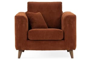 Erin Armchair | Fabric | Copper