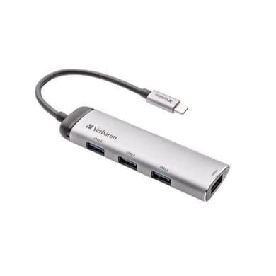 Verbatim USB-C to 4-PORT USB-A 3.2 Gen1 Multiport Hub