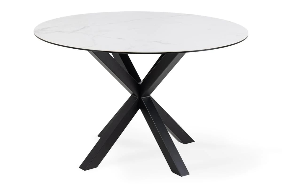 Harlie Round Dining Table | White