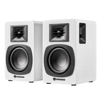 Audio-Technica AT-SP3X Powered Bluetooth Bookshelf Speakers, White | AT-SP3XWH