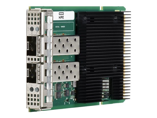 HPE - Broadcom BCM57414 - Network adapter - OCP 3.0 - Gigabit Ethernet / 10Gb Ethernet / 25Gb Ethernet SFP28 x 2 - for ProLiant DL325 Gen10, DL345 Gen10, DL360 Gen10, DL380 Gen10, DX360 Gen10, XL220n Gen10
