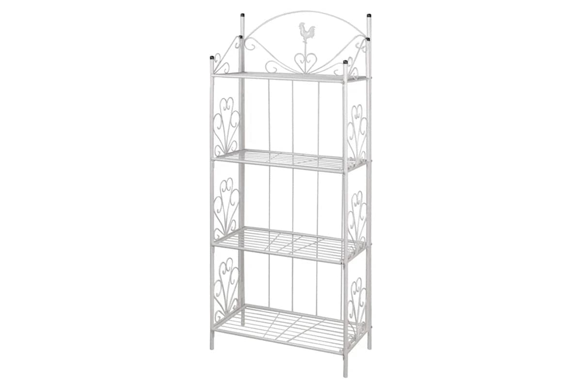 Vidaxl 40781 Plant Rack Square White