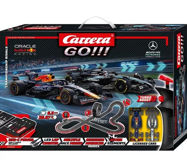 CARRERA Go! Championship Rivals F1 Slot Racing Set