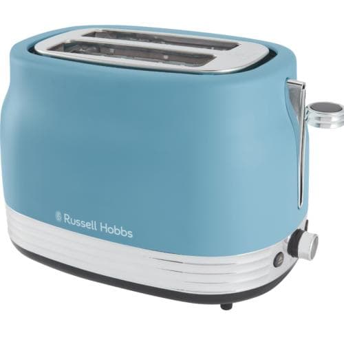 RUSSELLHOBBS            2 SLICE 2 SLOT TOASTER - HANLEY RANGE RETRO BLUE MATTE PAINT FINISH