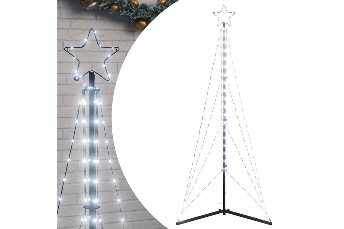 Vidaxl Led Christmas Tree 363 Leds Cold White 182 Cm