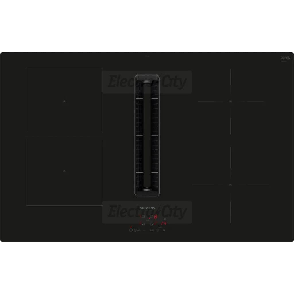 Siemens IQ300 80cm 4 Zone Induction Hob with Built-In Ventilation