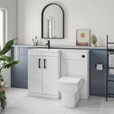 Ashford 1100mm Toilet and Sink Unit