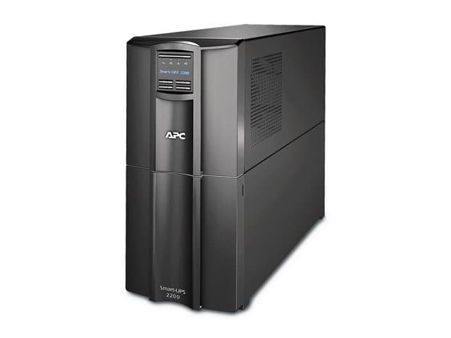 APC - Smart-UPS SMT2200IC - UPS - AC 220/230/240 V - 1980 watt - 2200 VA - Lead Acid - RS-232, USB - output connectors: 9 - black - with APC SmartConnect