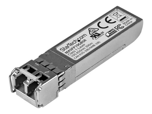 STARTECH.COM - Startech Cisco Meraki MA-SFP-10GB-SR Compatible SFP+ Module, 10GBASE-SR, 10GbE MMF Optic Transceiver, 10GE Gigabit Ethernet, LC Connector, 300m 850nm Cisco Meraki MS225, MX400, MS250 (MASFP10GBSR) - SFP+ transceiver module - 10GbE