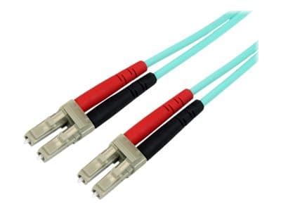 STARTECH.COM - Startech 2m Fiber Optic Cable - 10 Gb Aqua - Multimode Duplex 50/125 - LSZH - LC/LC - OM3 - LC to LC Fiber Patch Cable - patch cable - 2 m - 2 m - aqua