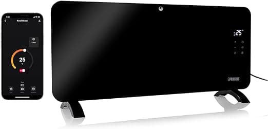 Princess 348200 Smart Glass Panel Heater 2000B | 01.348200.02.001