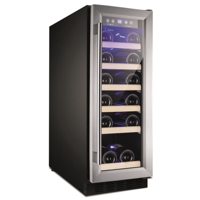 Amica 30cm Undercounter Freestanding Wine Cooler in Stainless Steel | AWC300SS