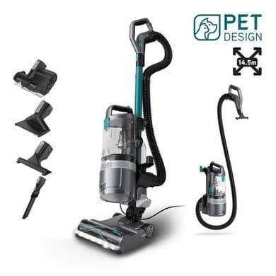 Vax CDUP-LORP LiftOut Reach Pet Upright Vacuum Cleaner – Powerful Pet Hair Vacuum for Carpets Stairs & Hard Floors