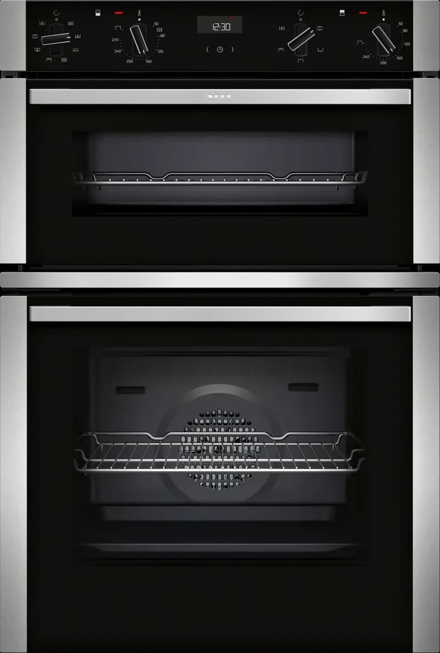Neff U1ACE2AN3B 71/34L N 50 Built-In Double Oven – Black