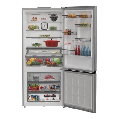 Whirlpool Freestanding Fridge Freezer - Stainless Steel | WHK2 6613 X5UK