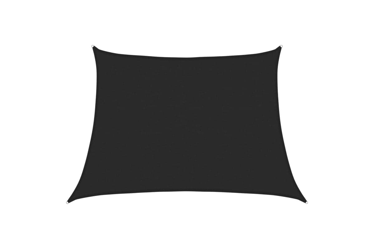 Vidaxl 311765 Sunshade Sail Black 4/5x3 M Hdpe