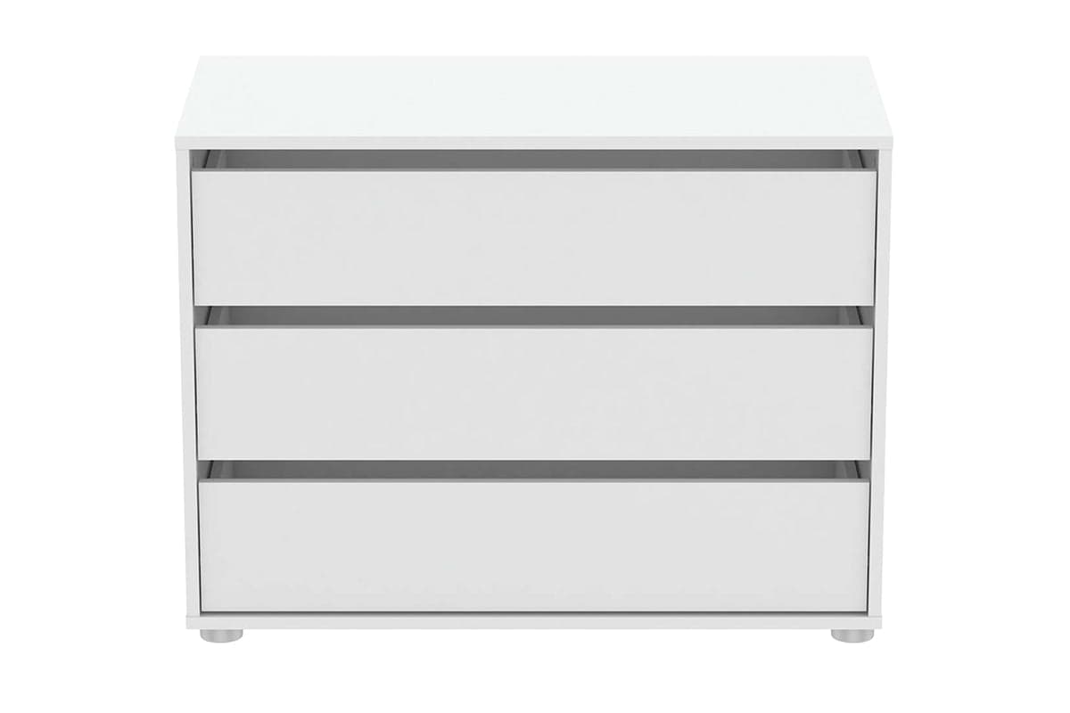 Blokty Chest of Drawer 80 cm | 3 Drawer | White