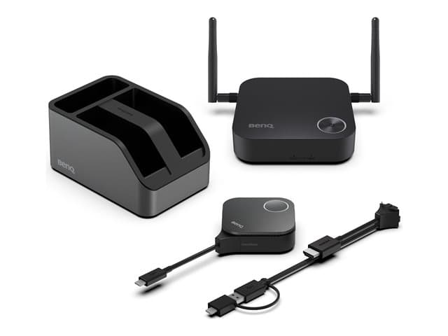 BENQ - InstaShow WDC15 - For Huddle & Small Rooms - video conferencing kit (InstaShow button, InstaShow receiver) - black - TAA Compliant