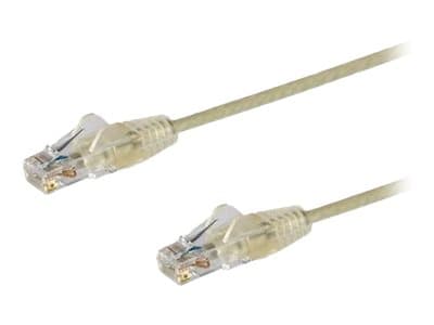 STARTECH.COM - Startech 1m Slim LSZH CAT6 Ethernet Cable, 10 Gigabit Snagless RJ45 100W PoE Patch Cord, CAT 6 10GbE UTP Network Cable w/Strain Relief, Grey, ETL, Low Smoke Zero Halogen - Category 6 - 28AWG (N6PAT100CMGRS) - patch cable - 1 m - grey