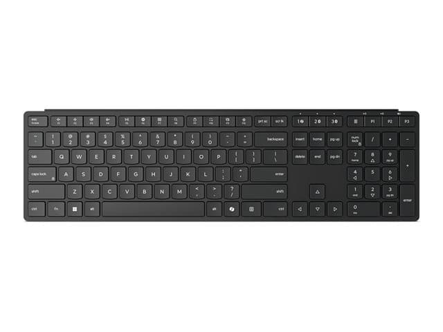 LENOVO - Pro 6000 - Keyboard - multi-mode - wireless - 2.4 GHz, Bluetooth 5.3 - QWERTY - UK - eclipse black - brown box