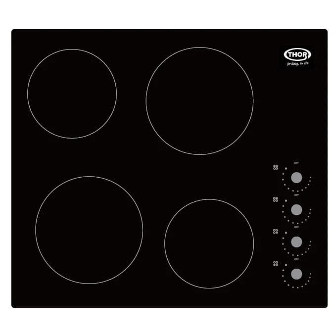 Thor 60CM 4 Zone Ceramic Hob - Black | T154MDMA