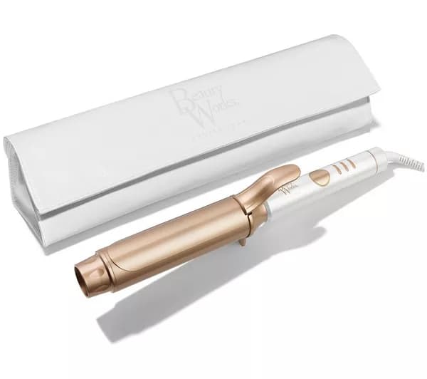 BEAUTY WORKS Professional 45 mm Curling Tong – White & Gold