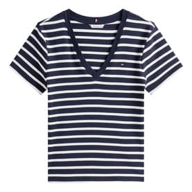 Striped Logo Slim T-Shirt