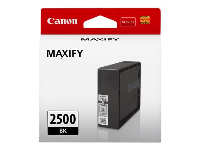 CANON - PGI-2500 BK - 29.1 ml - black - original - ink tank - for MAXIFY iB4050, iB4150, MB5050, MB5150, MB5155, MB5350, MB5450, MB5455