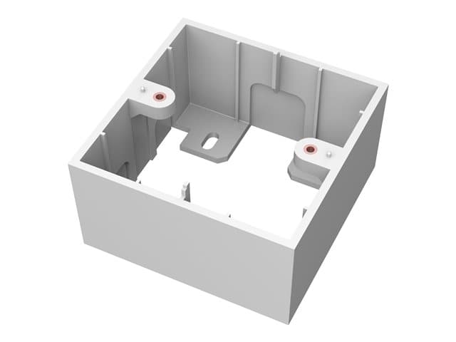 VISION - TechConnect 3 1-Gang UK Backbox - Back box - white - 1-gang