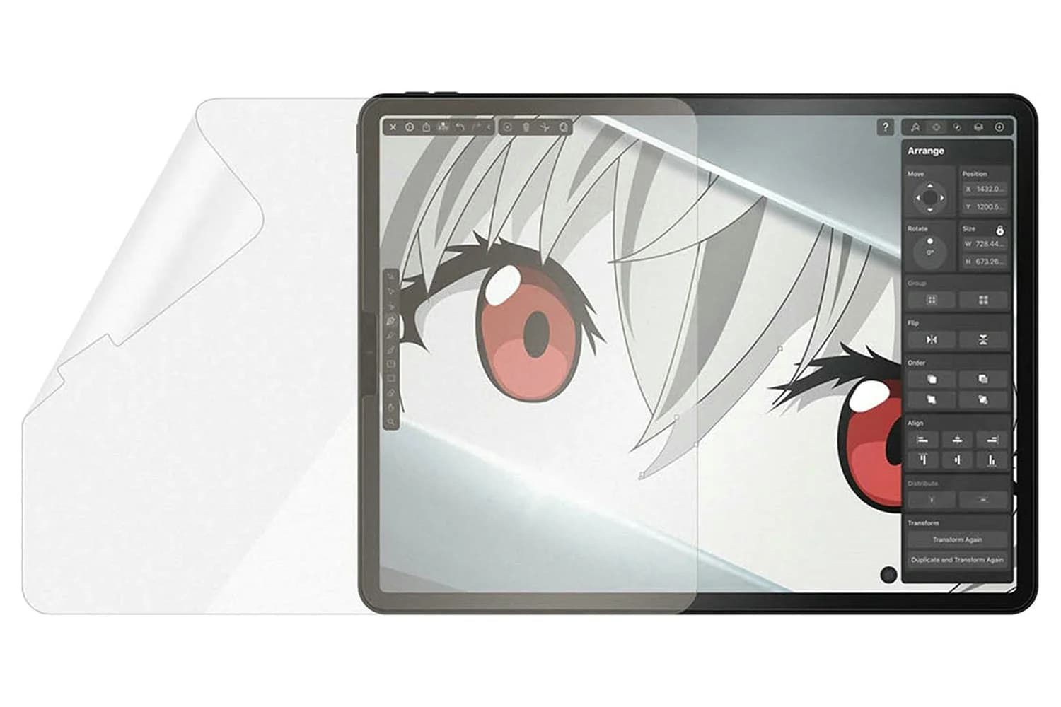 PanzerGlass Graphicpaper Apple ipad Pro 12.9″ Paper Feel Screen Protector Glass
