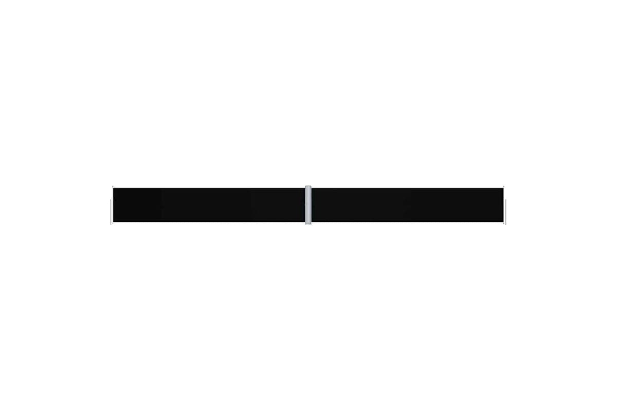 vidaXL Retractable Side Awning Black 117x1200cm