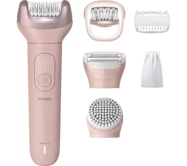 PHILIPS BRE718/00 Series 8000 Wet & Dry Epilator – Lyche Pink