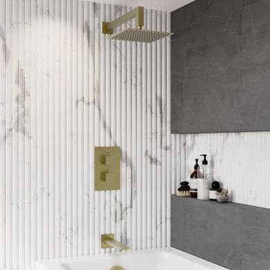 Zana 2 Outlet Thermostatic Mixer Shower Set