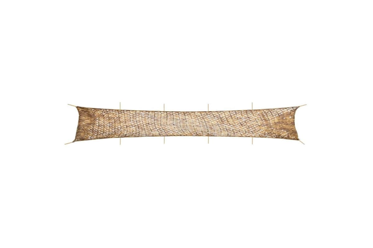 Vidaxl Camouflage Net With Storage Bag 1038x137 Cm Sand