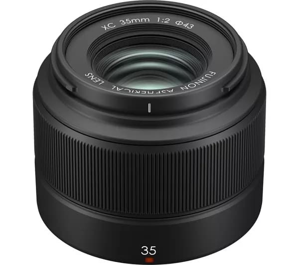 FUJIFILM Fujinon XC 35 mm f/2 Standard Prime Lens - Black
