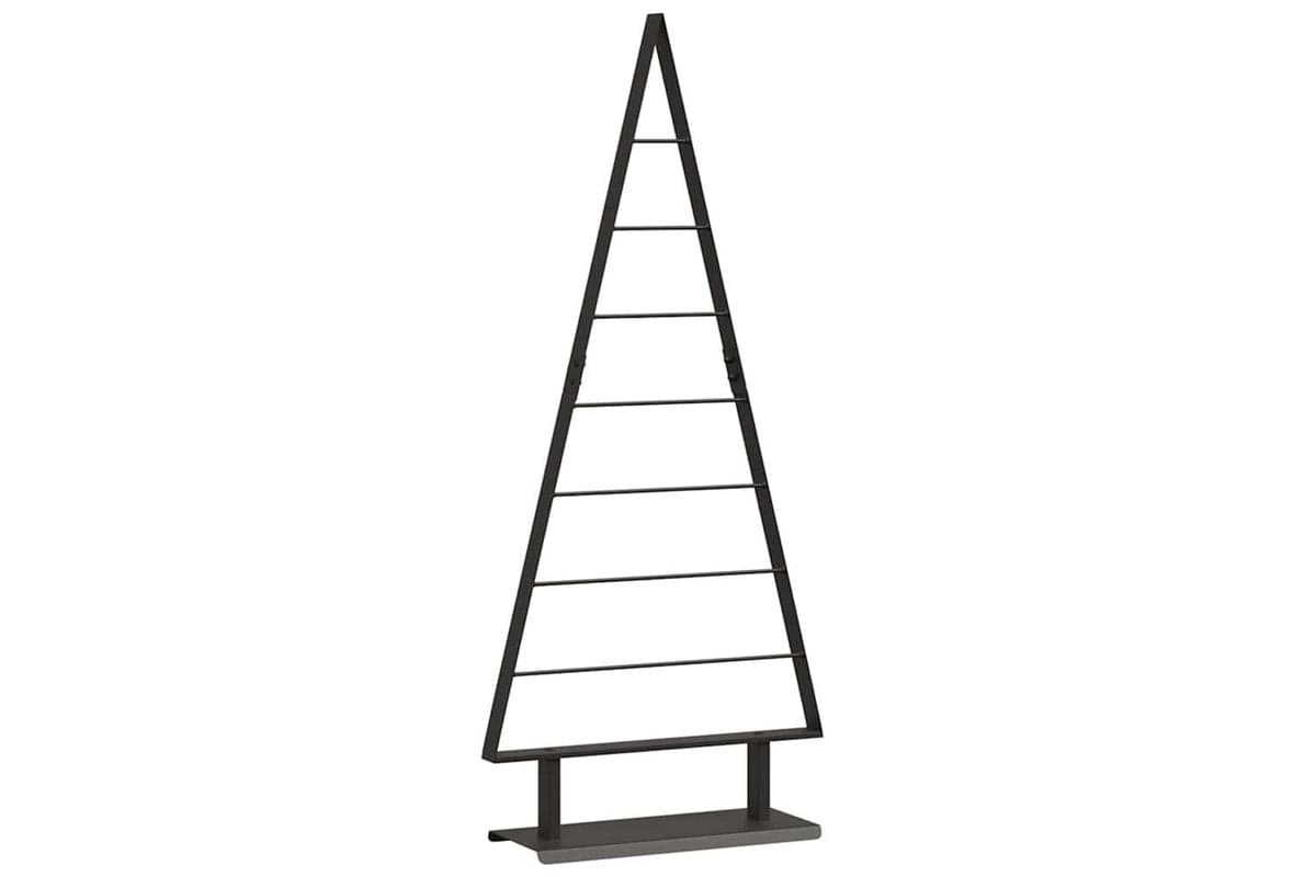 Vidaxl Metal Christmas Tree With Stand Black 125 Cm Steel
