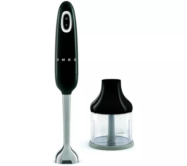 SMEG HBF00BLUK Hand Blender with Chopper - Black
