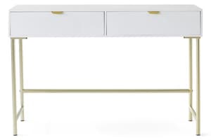 Frankie Desk | 2 Drawer | White