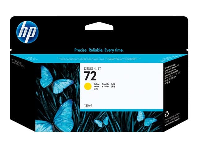 HP - 72 - yellow - original - DesignJet - ink cartridge