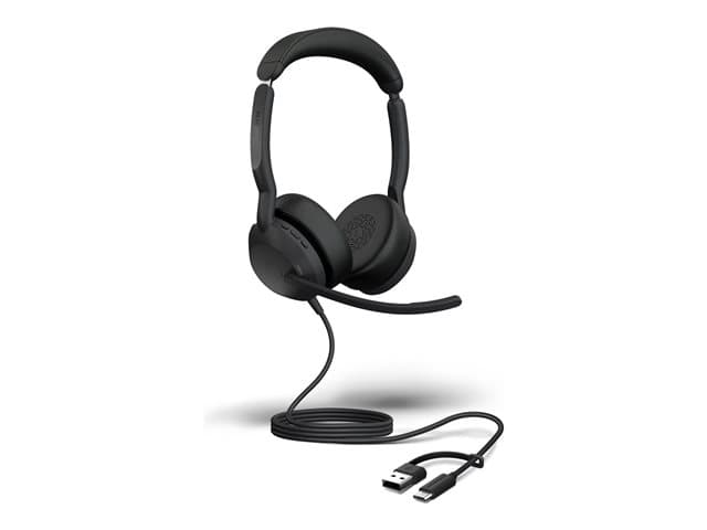 JABRA - Evolve2 50 UC Stereo - headset - USB-C, USB-A