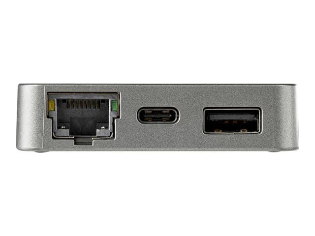 STARTECH.COM - Startech USB-C Multiport Adapter - USB 3.1 Gen 2 Type-C Mini Dock - USB-C to 4K HDMI or 1080p VGA Video - 10Gbps USB-A USB-C, GbE - Portable Travel Laptop Dock - Works w/Thunderbolt 3 (DKT31CHVL) - docking station - USB-C