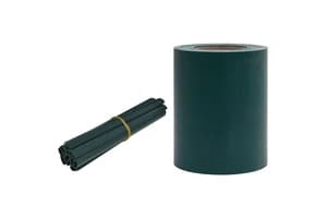 Vidaxl Garden Privacy Screen Pvc 35x0.19 M Matte Green